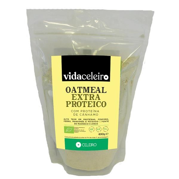 Oatmeal Extra Proteico Com Cânhamo Sem Glúten