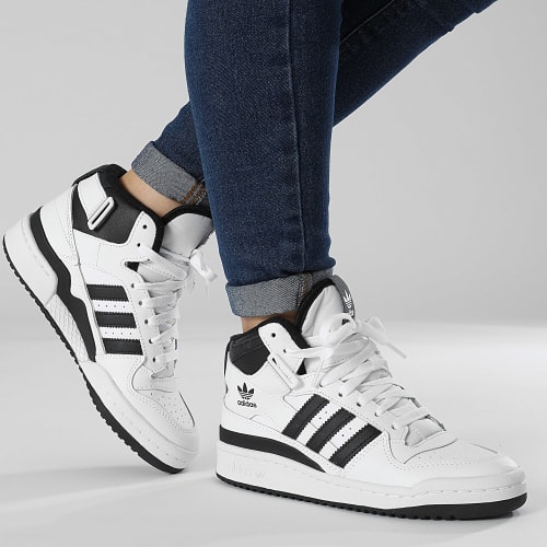 Baskets Montantes Femme Forum Mid FZ2083 Footwear White Core Black