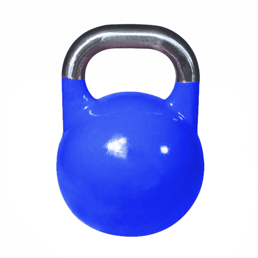 Halter de competição Gladiatorfit em ferro fundido com logotipo em relevo, 12 kg