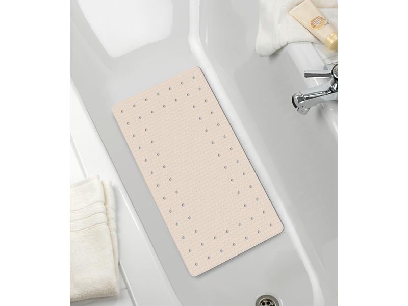 Wenko Badewanneneinlage Mirasol Beige Nachhaltige Badewannenmatte