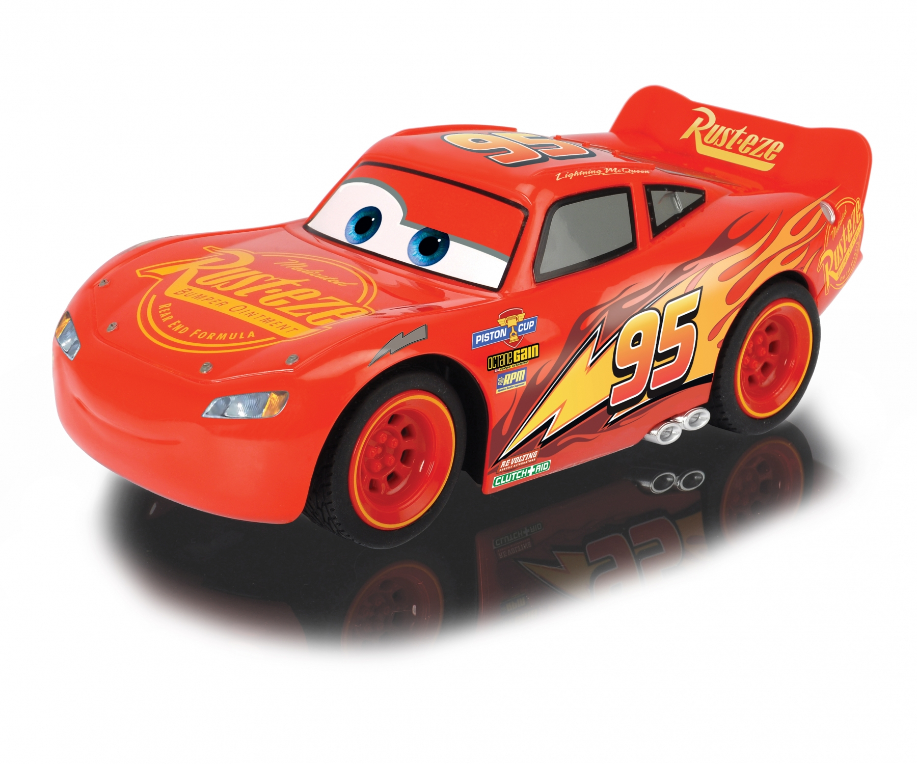 Disney Pixar Cars Ferngesteuertes 27MHz RC Spielzeug Auto Rennwagen Fahrzeug (203081000) Lizenziert - Lightning McQueen