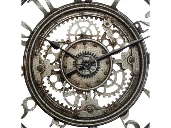 Pendule murale avec mécanisme apparent D 51 cm
