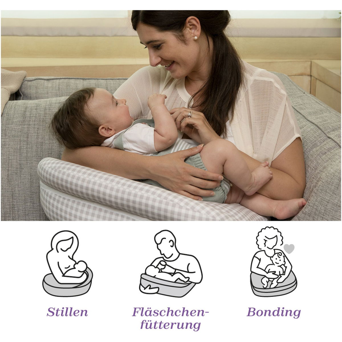 BoppyBoppy   Stillkissen Deluxe peaceful jungle