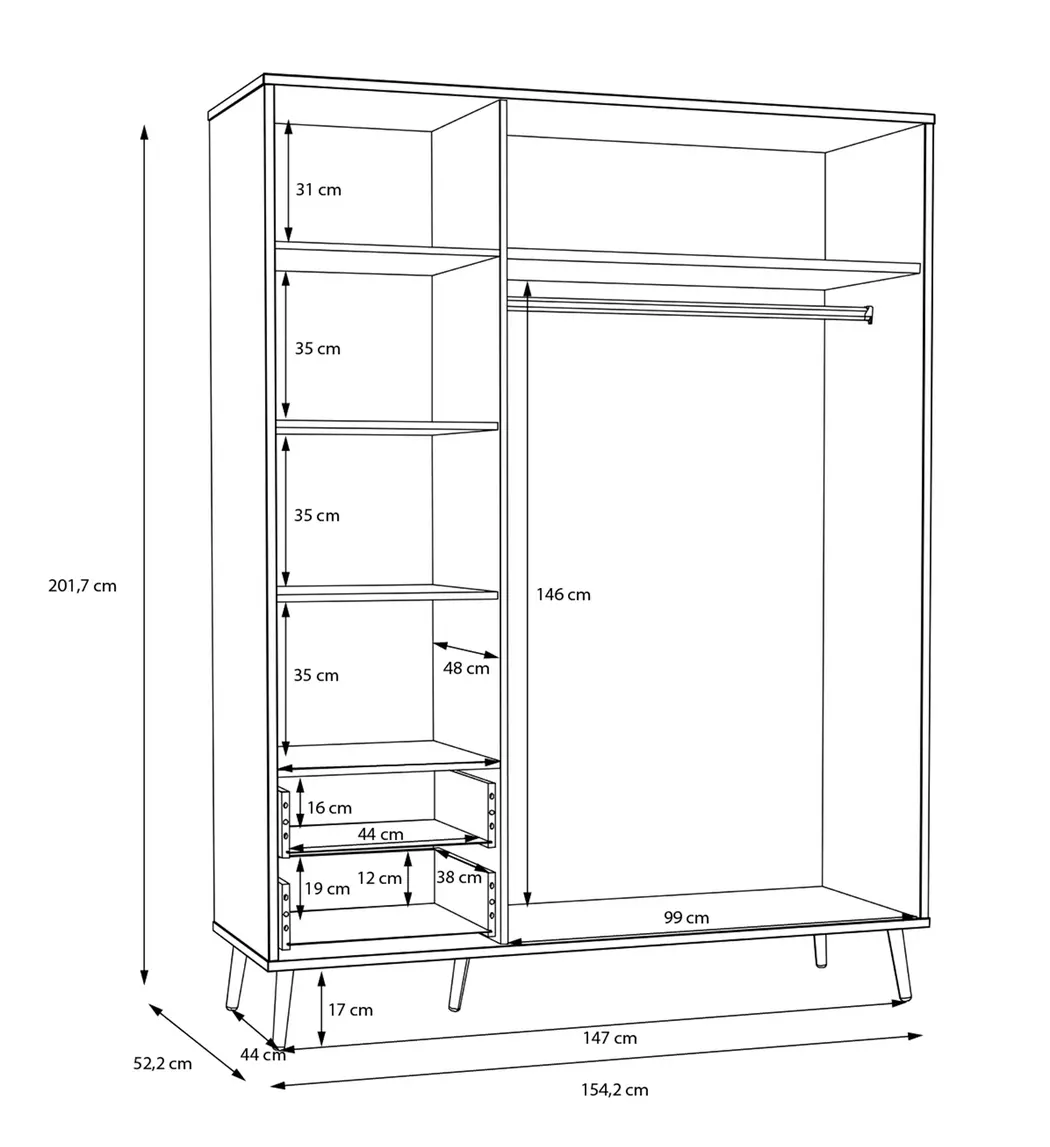 Kleiderschrank Harllson