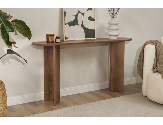 CONCEPT1 - Console Sira VNT noyer 150 x 35 x h75cm