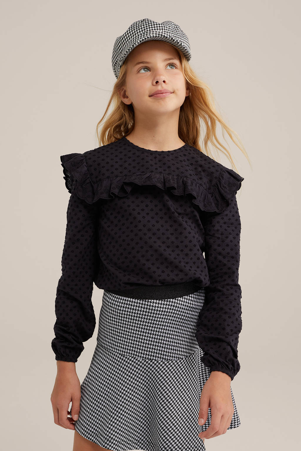 WE Fashion top zwart