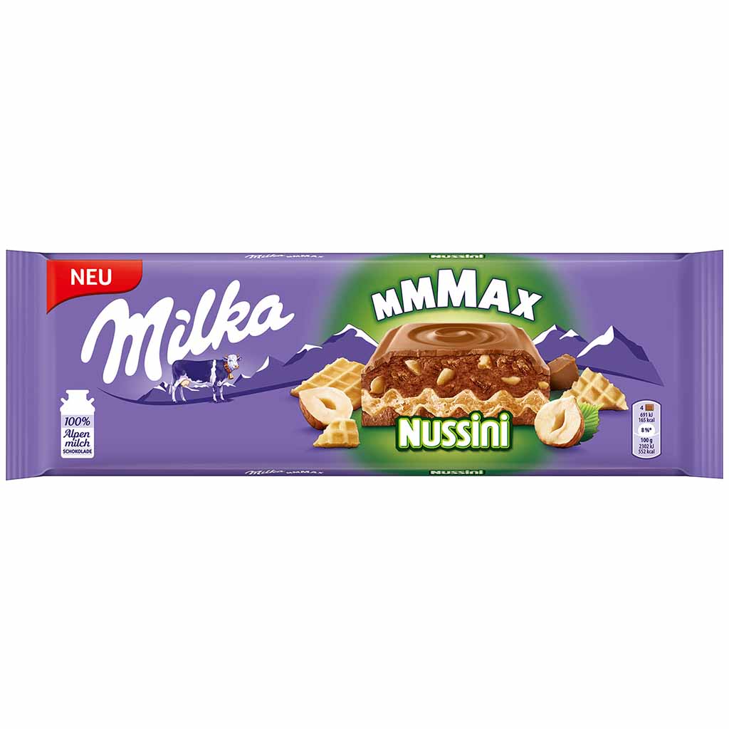 MILKA Tafelschokolade MMMAX Nussini 270g MHD:3.5.25