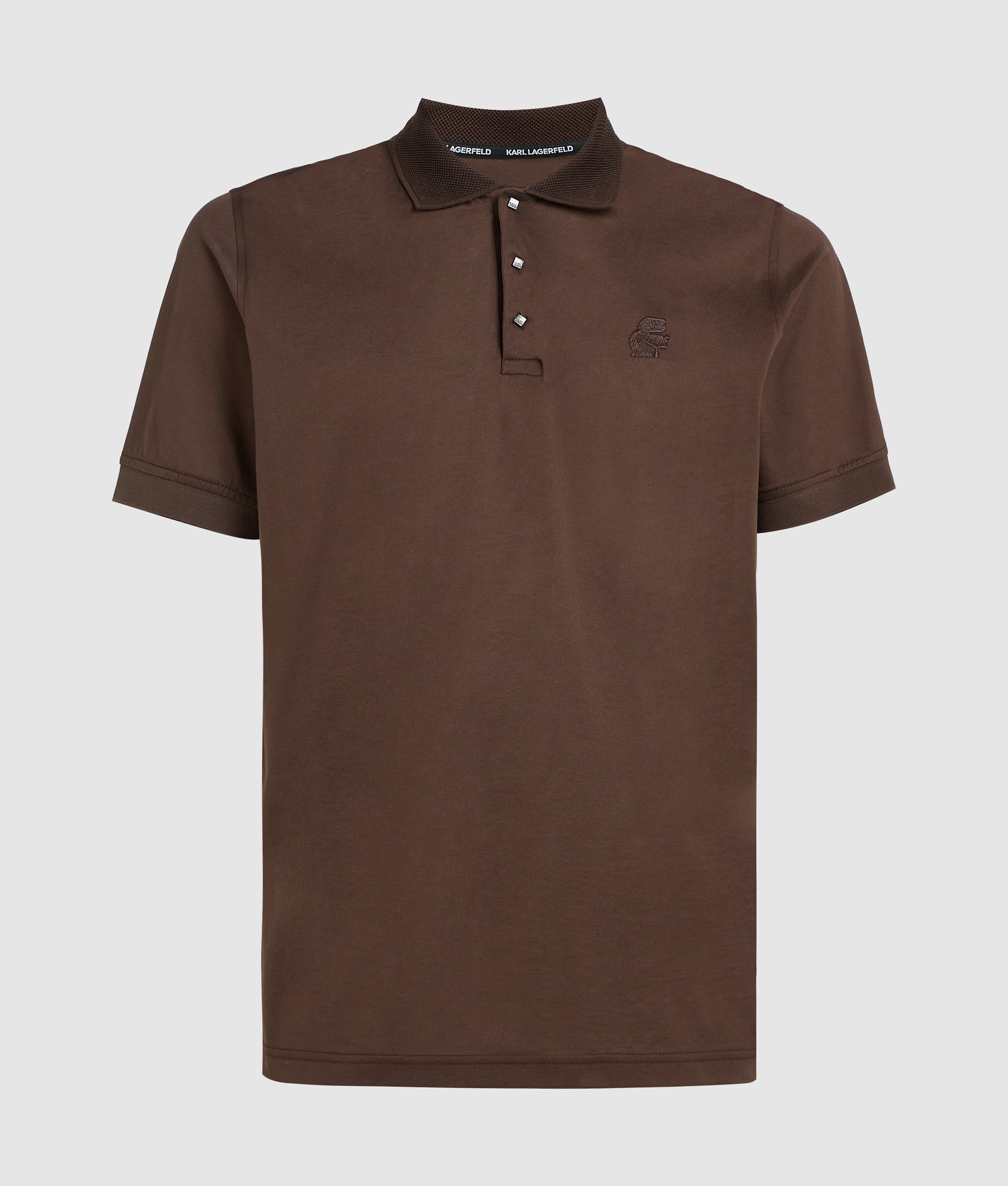 Vierkante Polo met drukknopen