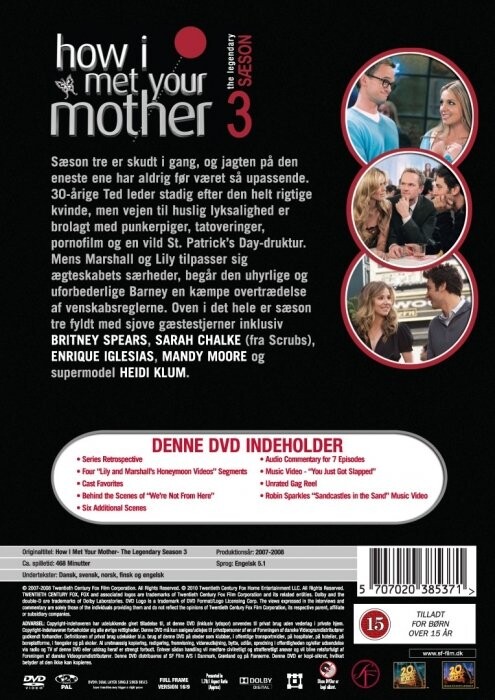 How I Met Your Mother - Sæson 3 - DVD
