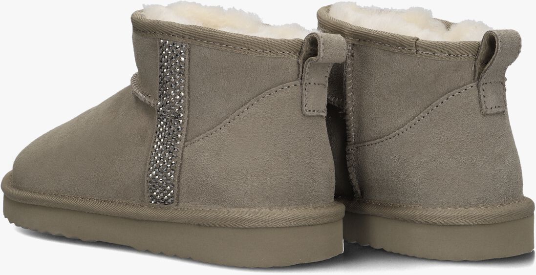 taupe lina locchi vachtlaarzen extreme glitter low