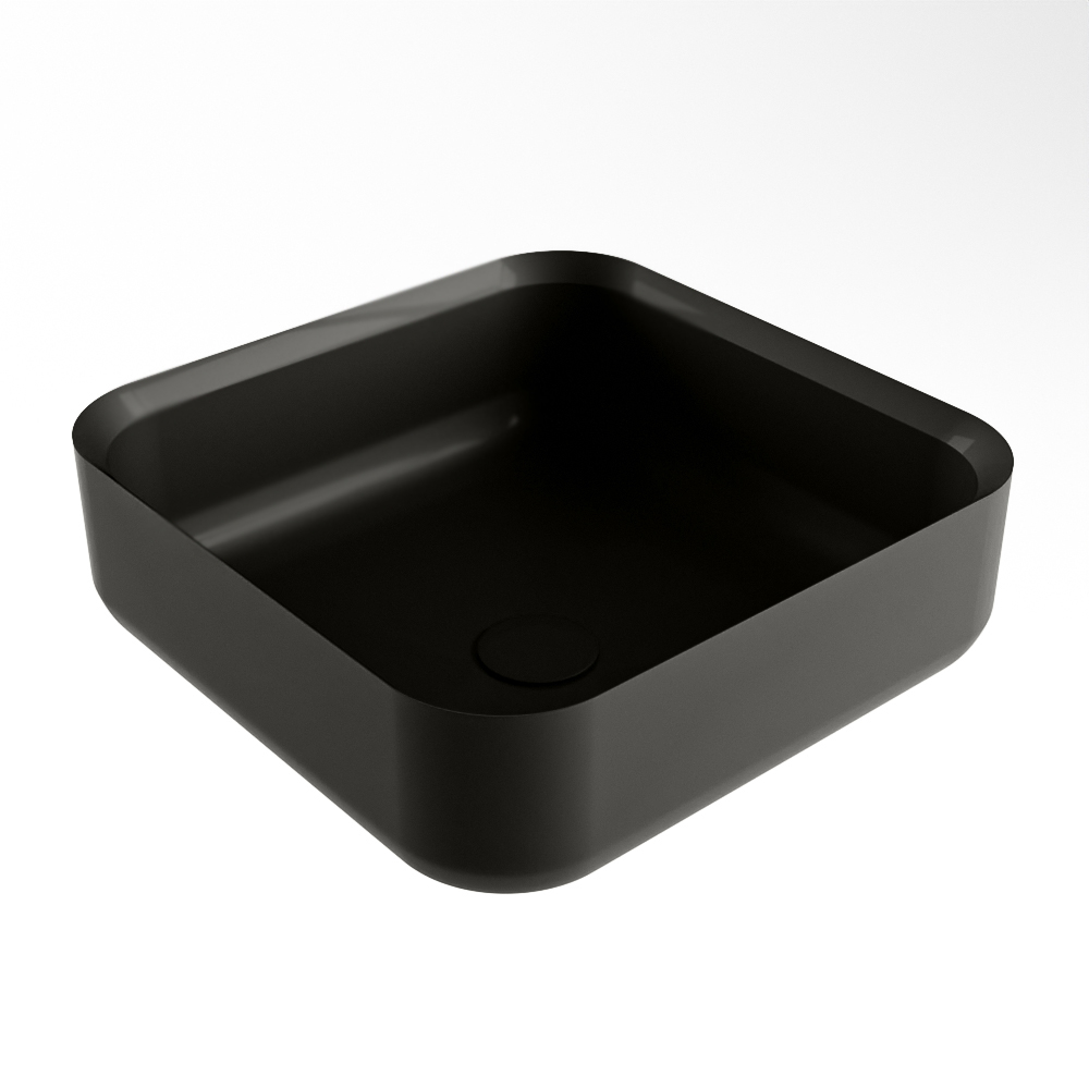 Mondiaz Binx Solid Surface waskom 36x36cm urban