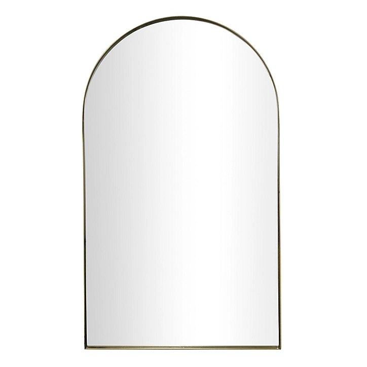 Miroir arche doré Norasia l.60 x L.100cm