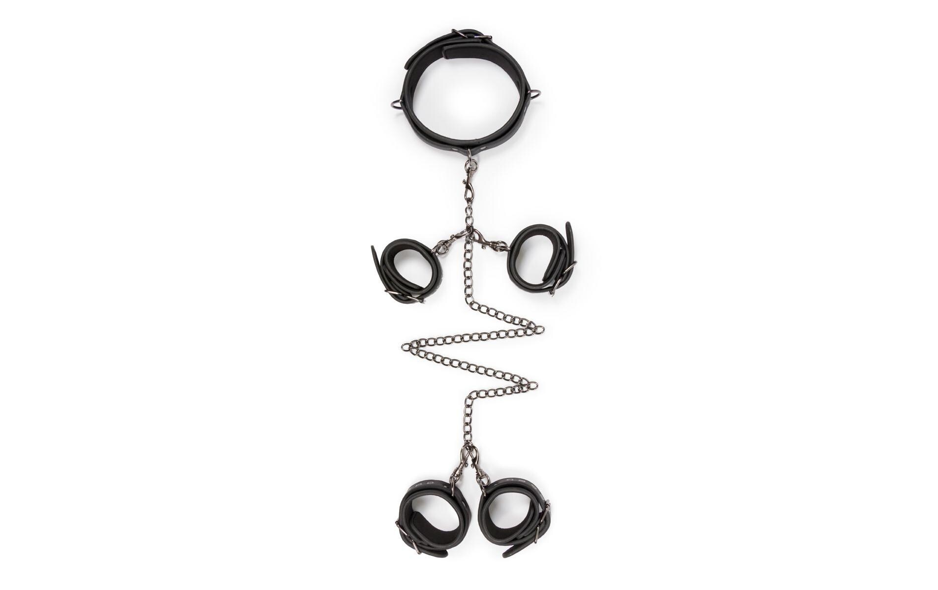 Full Restraint Set SchwarzHochwertiges Bondage-Set