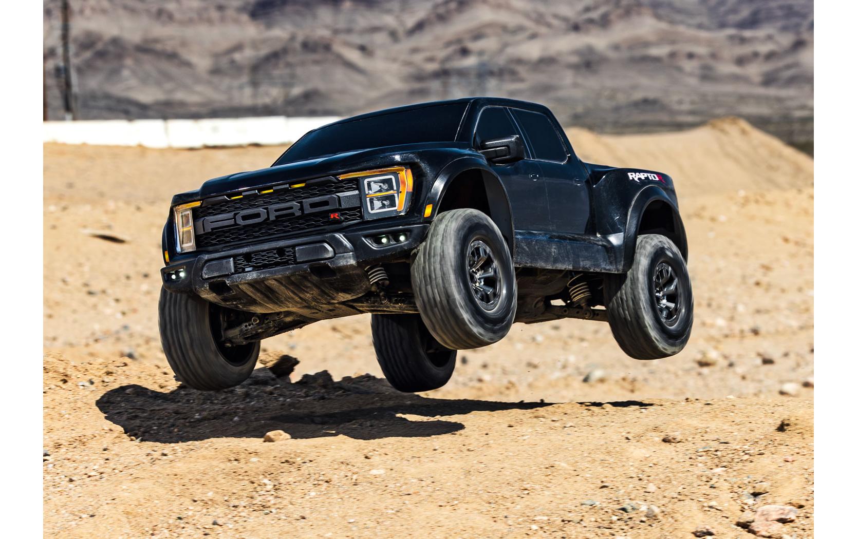 Short Course Truck Ford F-150 Raptor R Schwarz, ARTR, 1:10<br>Scale Off-Road Ford F-150 Raptor Pick-up RC Modell mit Brushless Antrieb