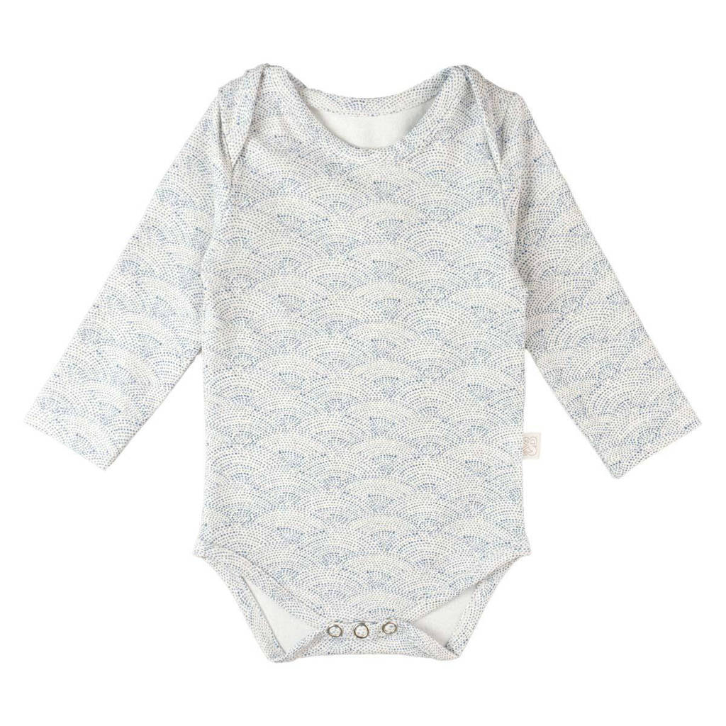 Yumi Baby romper Waves Blue