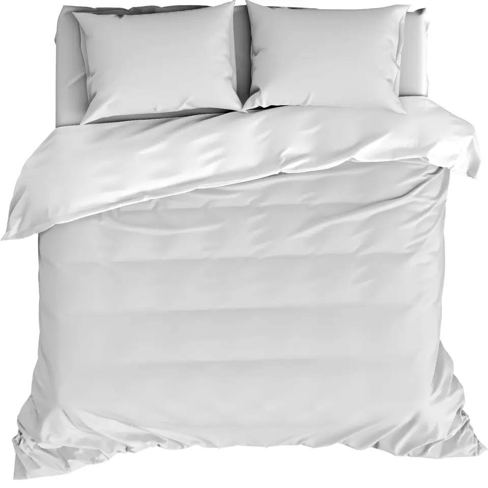 De Witte Lietaer Dekbedovertrek Katoen Satijn Olivia - 200 x 200/220 cm - Wit