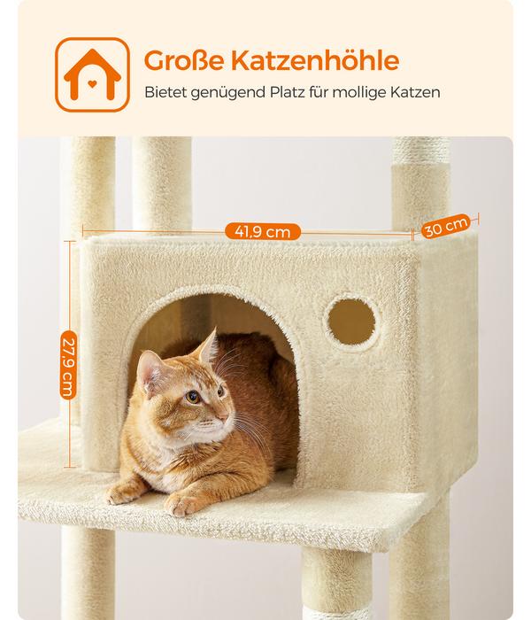 Feandrea Kratzbaum XXL, ca. B109/H199/T76,2 cm