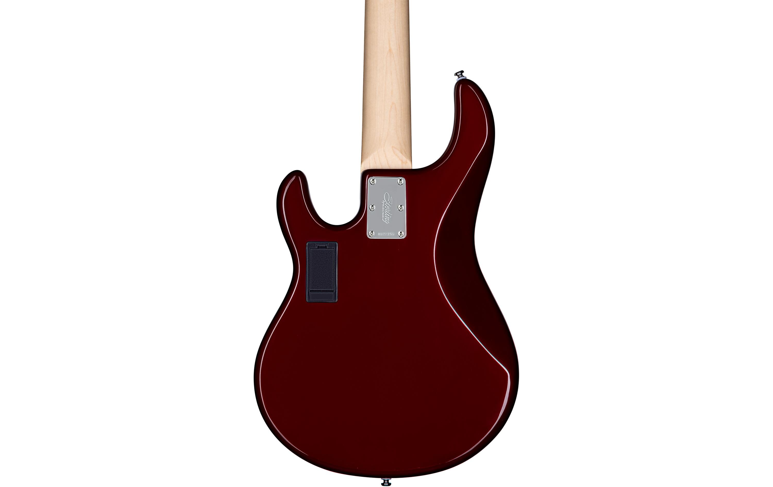 E-Bass StingRay Ray5HH – Candy Apple Red<br>5-seitiger Bass mit Aktivelektronik und 2 Humbucker