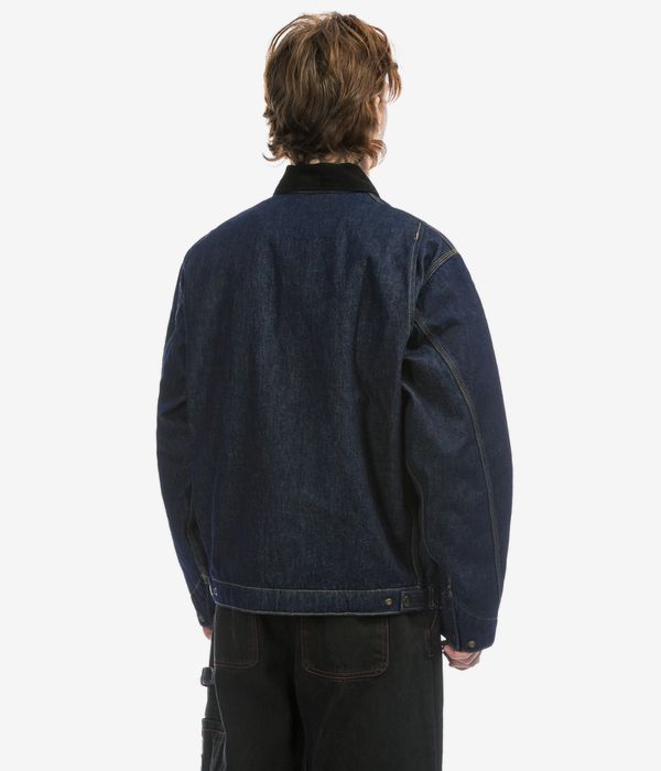 Carhartt WIP OG Detroit Smith Jacke (blue black rinsed)