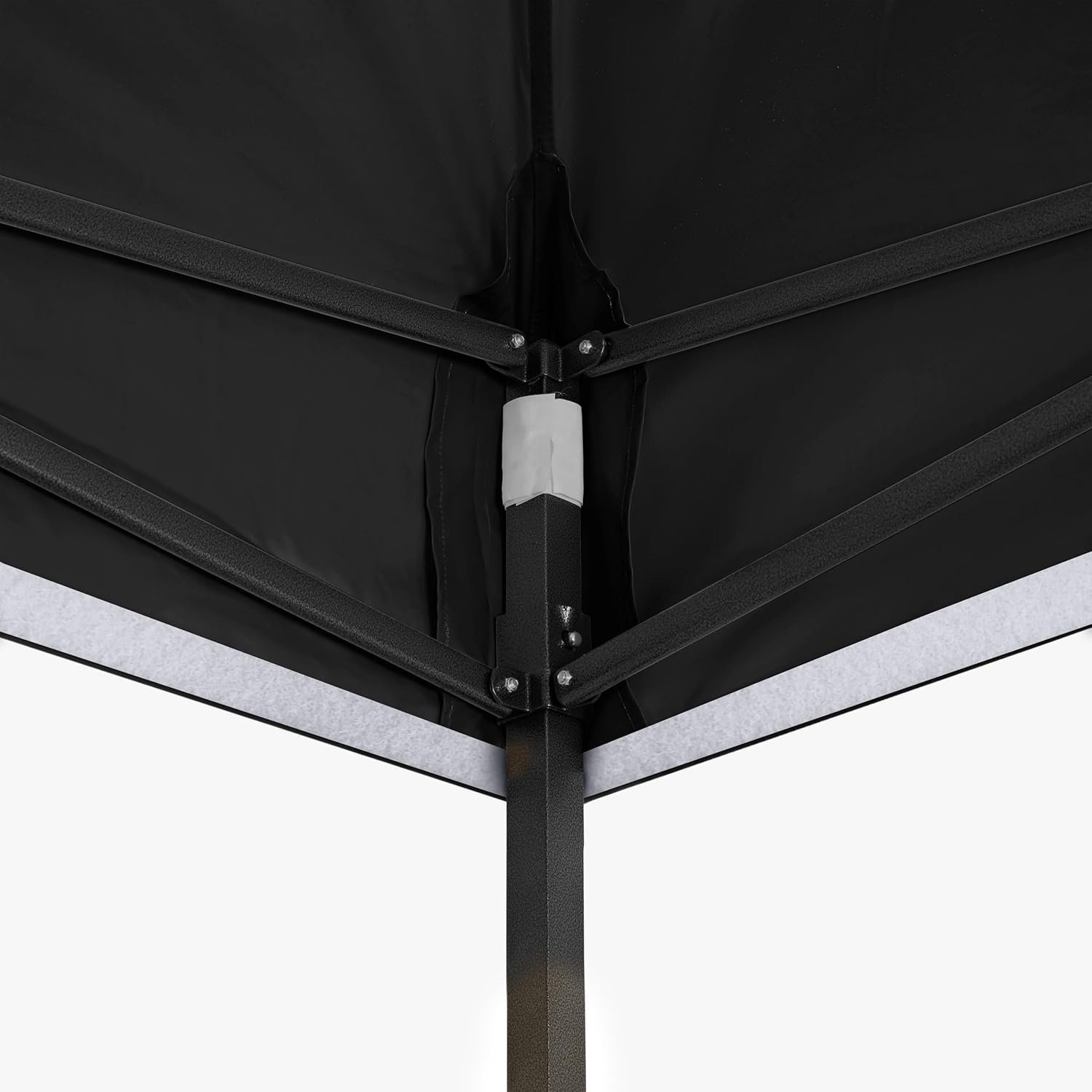All Seasons Gazebos | 3x3m Pop Up Faltpavillon mit Zubehörpaket | Schwerlast, vollständig wasserdicht, hochwertige Materialien (Schwarz)