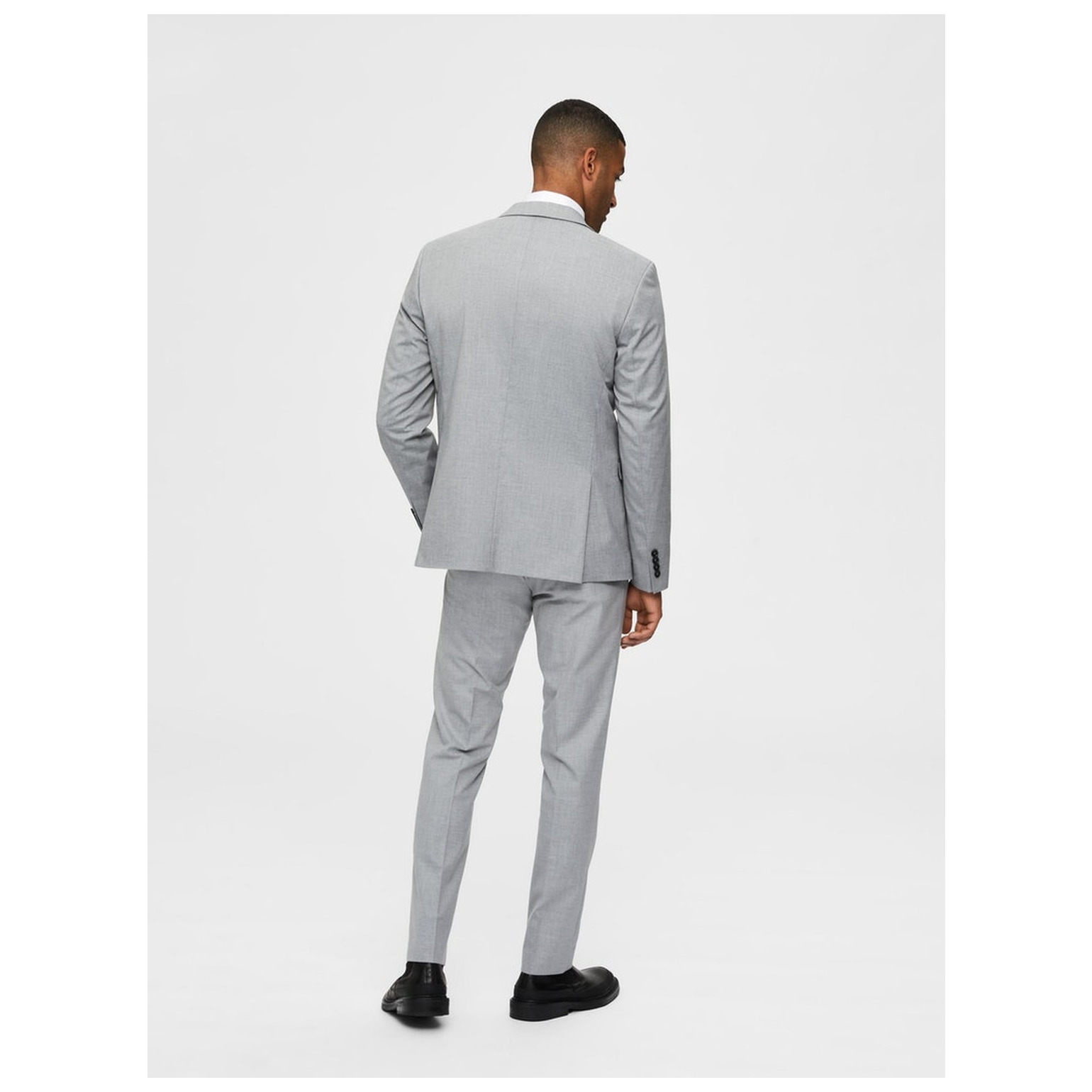 selected SLHSLIM-MYLOLOGAN LIGHT GREY