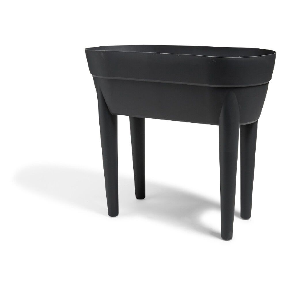 Jardinière haute Cancun gris anthracite 48 L