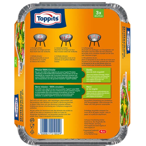 Toppits Grillschale
