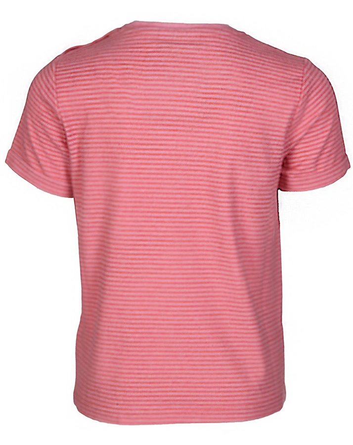 T-Shirt KLEINE MEERESFREUNDE gestreift in hell malve