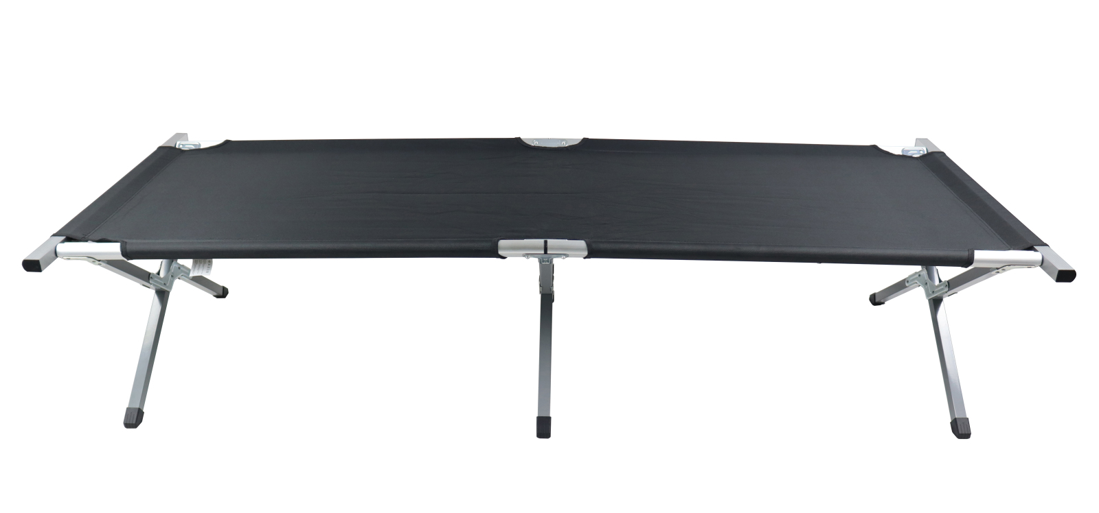 Campingbett TOSALI L - schwarz - 70x210 cm