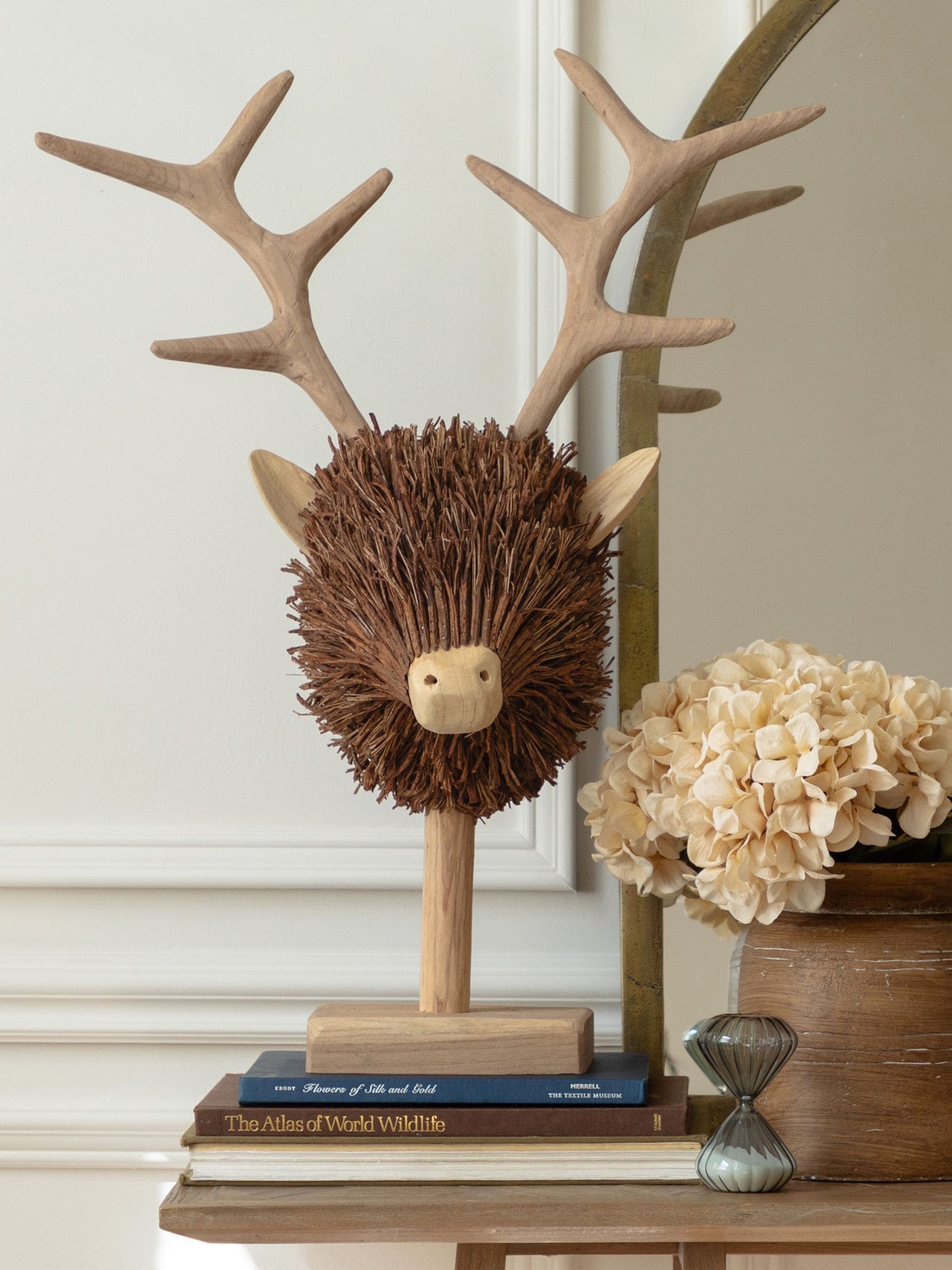 Voyage Maison Stirling Stag Head Wooden Sculpture