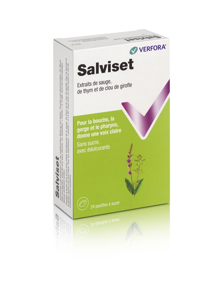 SALVISET Pastillen 24 Stk<br>24 Stück, Pastillen