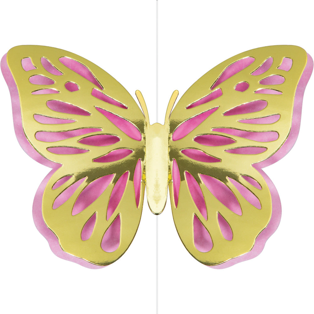 Vlinder Hangdecoratie 18cm 3st