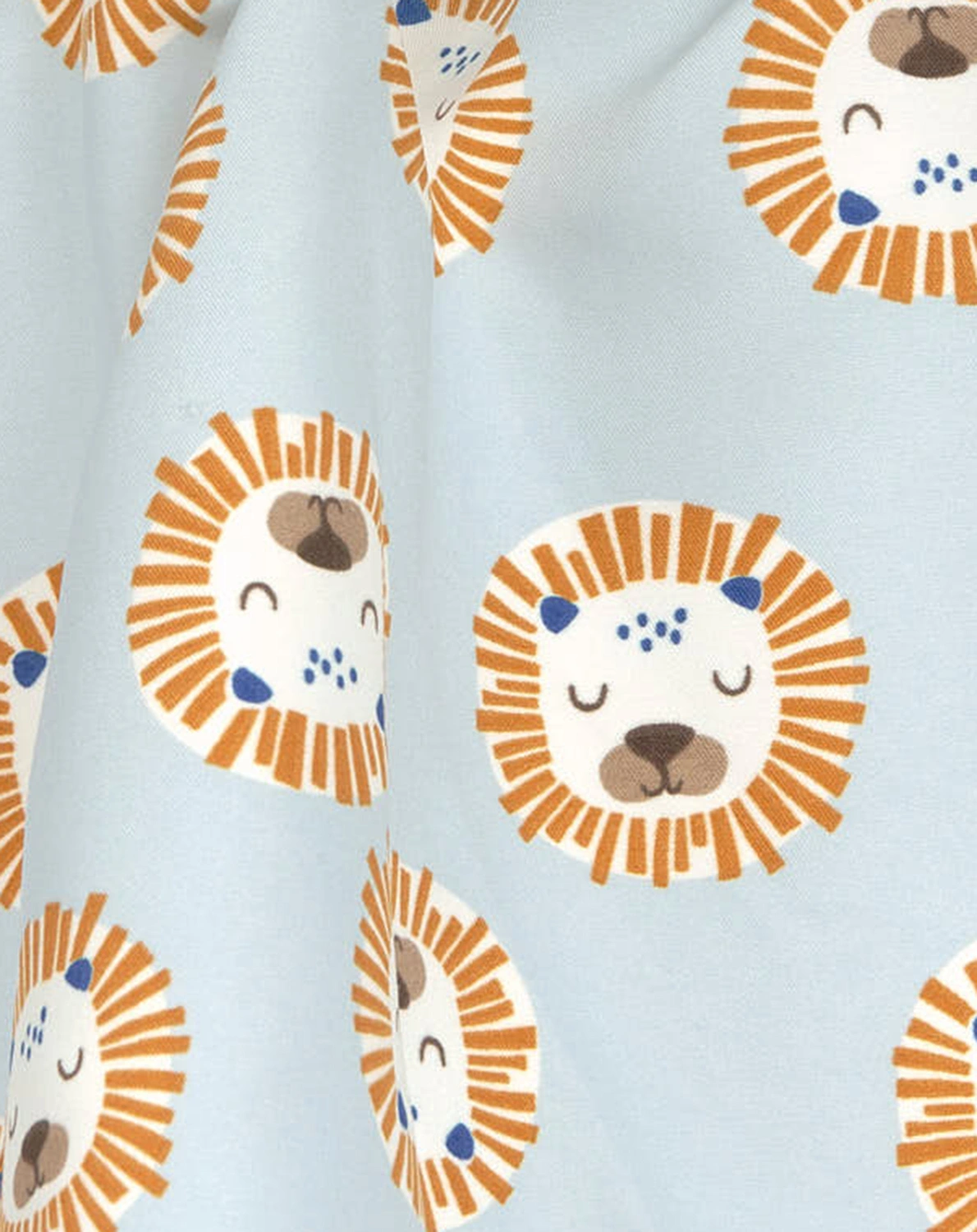 Schirmmütze LION mit Nackenschutz in powder blue