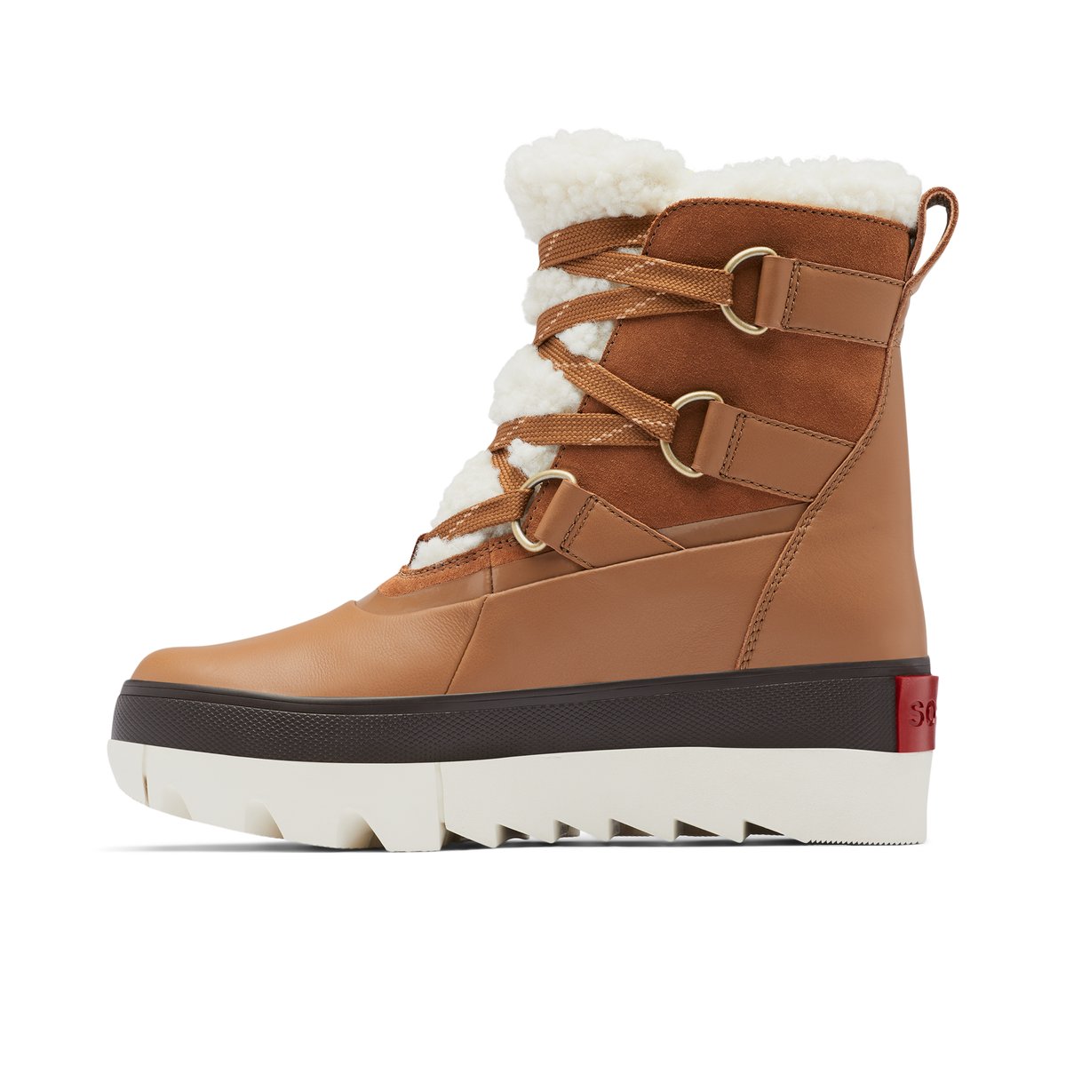 SOREL-Joan_arctic-Bottillon d'hiver - Semelle tracteur - Cognac