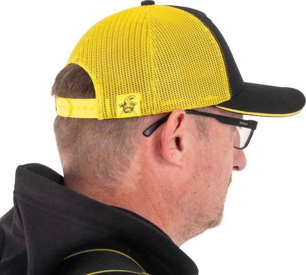Casquette Black Cat Black And Yellow Trucker Cap