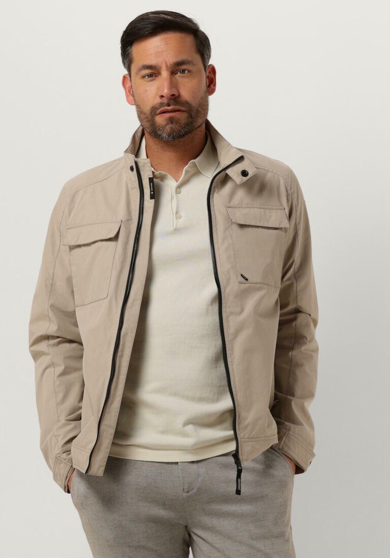 VANGUARD beige vanguard jack short jacket mech cotton racechase