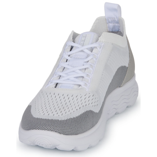 Geox - U SPHERICA - Blanc / Gris / Argenté