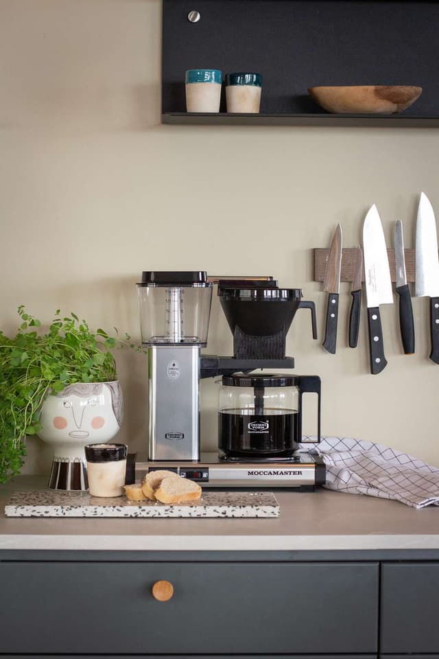 Moccamaster Optio kaffemaskine 53613 (poleret sølv)