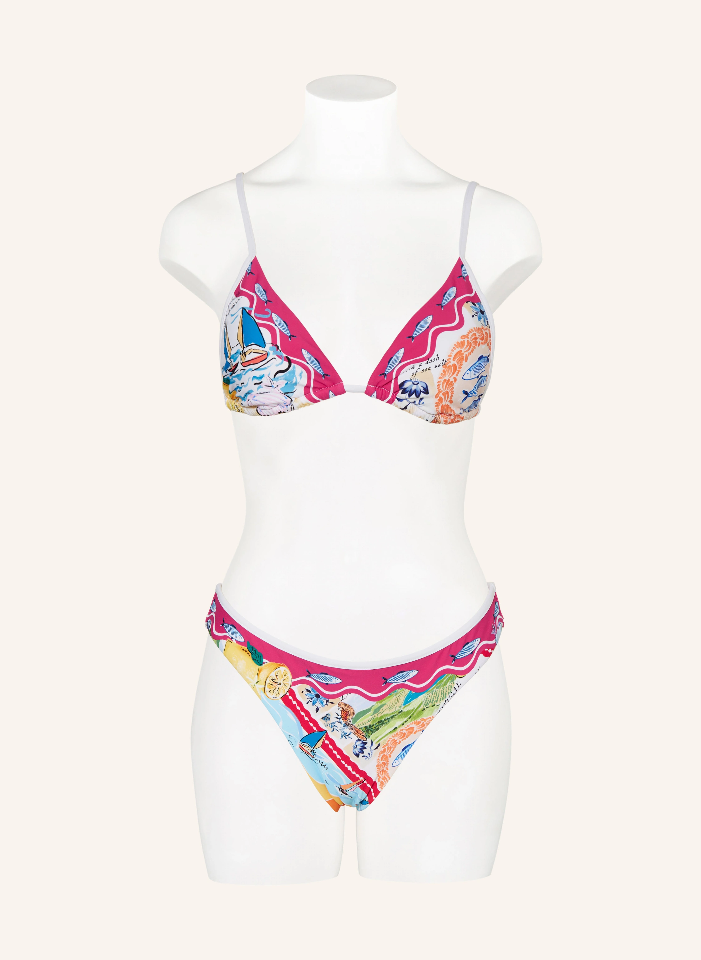 SEAFOLLY Triangel-Bikini-Top WISH YOU WERE HERE