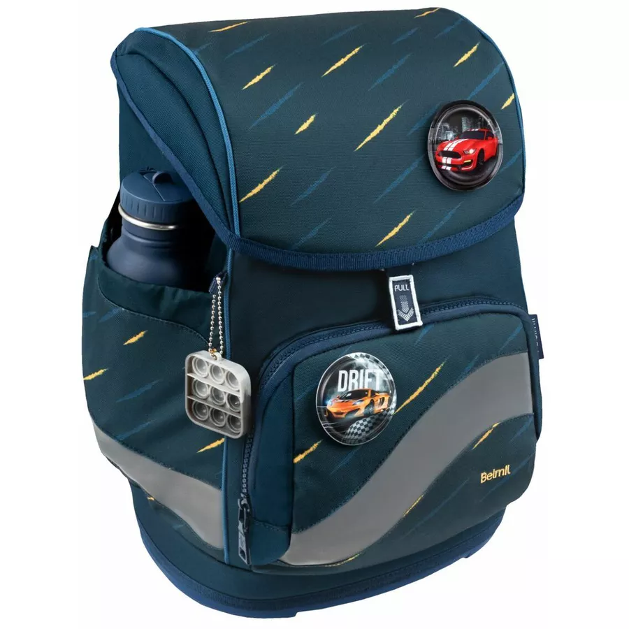 Belmil Schulranzen Premium Smarty Plus Set 5-teilig Orion Blue