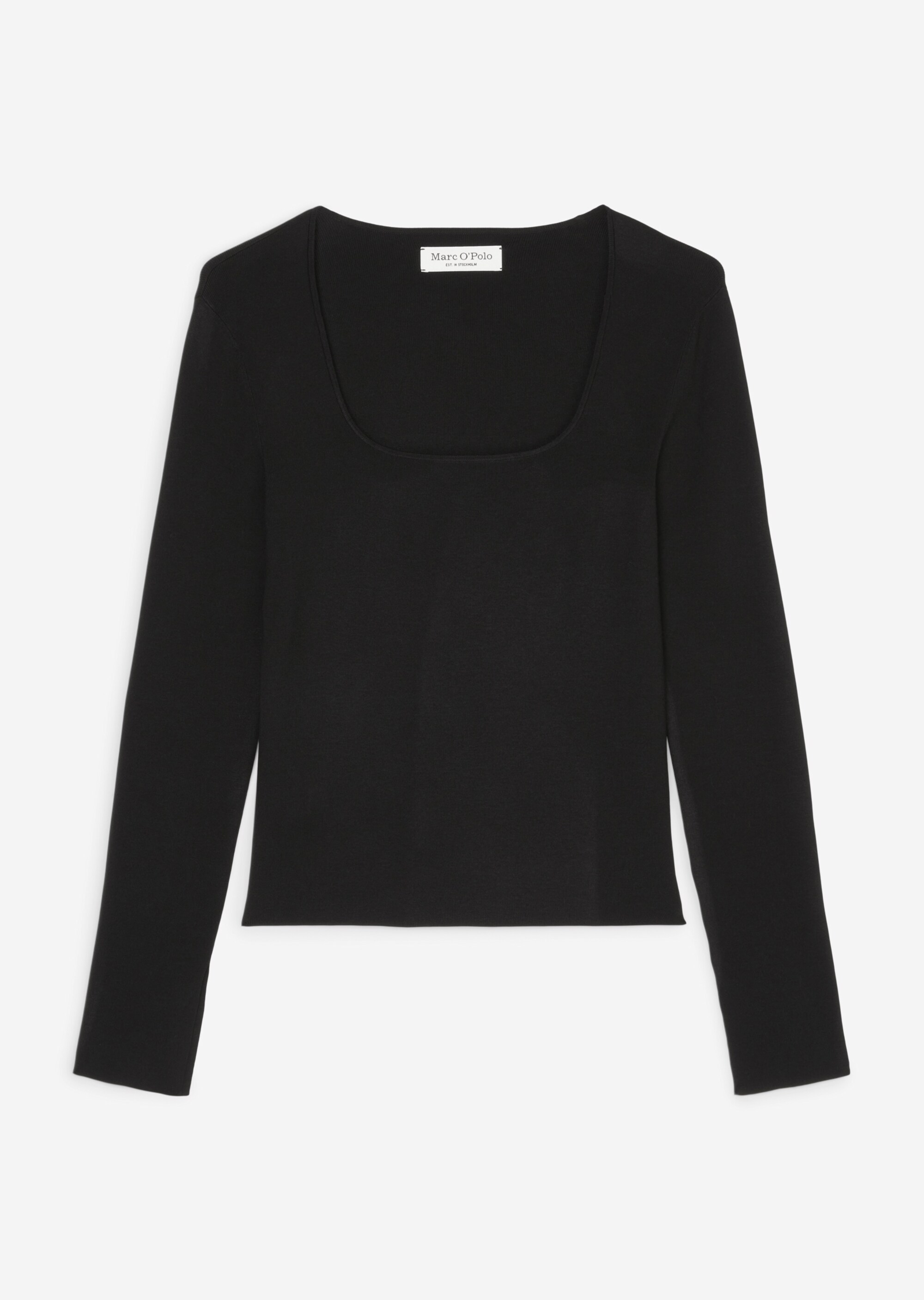 Feinstrick-Pullover slim aus LENZING™ ECOVERO™