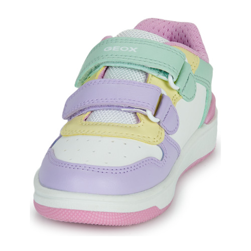 Geox - J WASHIBA GIRL - Blanc / Multicolore