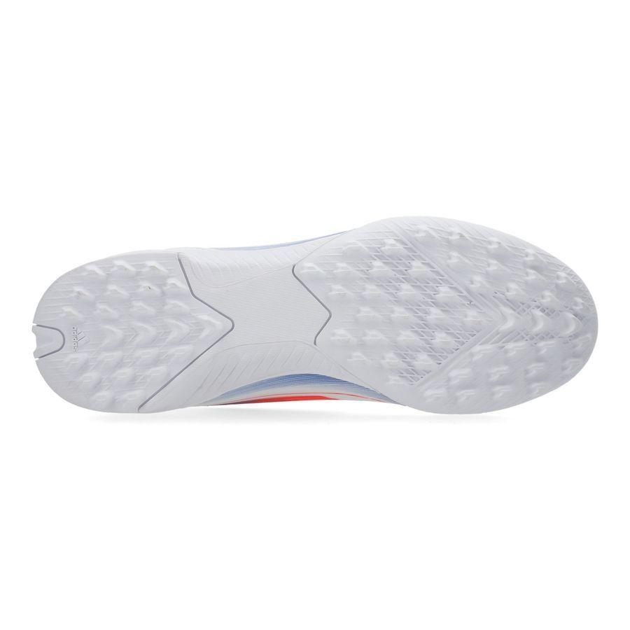 adidas F50 League TF Advancement - Blanc/Rouge/Bleu Enfant
