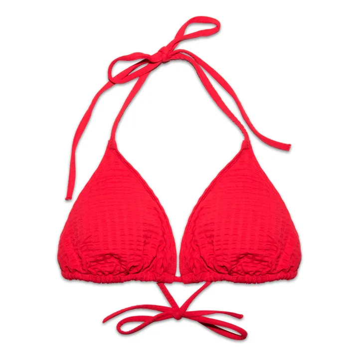 Miska Paris Haut de Maillot de Bain Triangle | Rouge