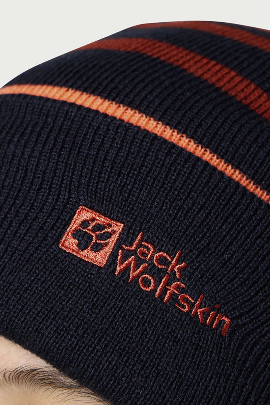 Jack Wolfskin Jack Wolfskin Stripy Knit Beanie Muts Junior
