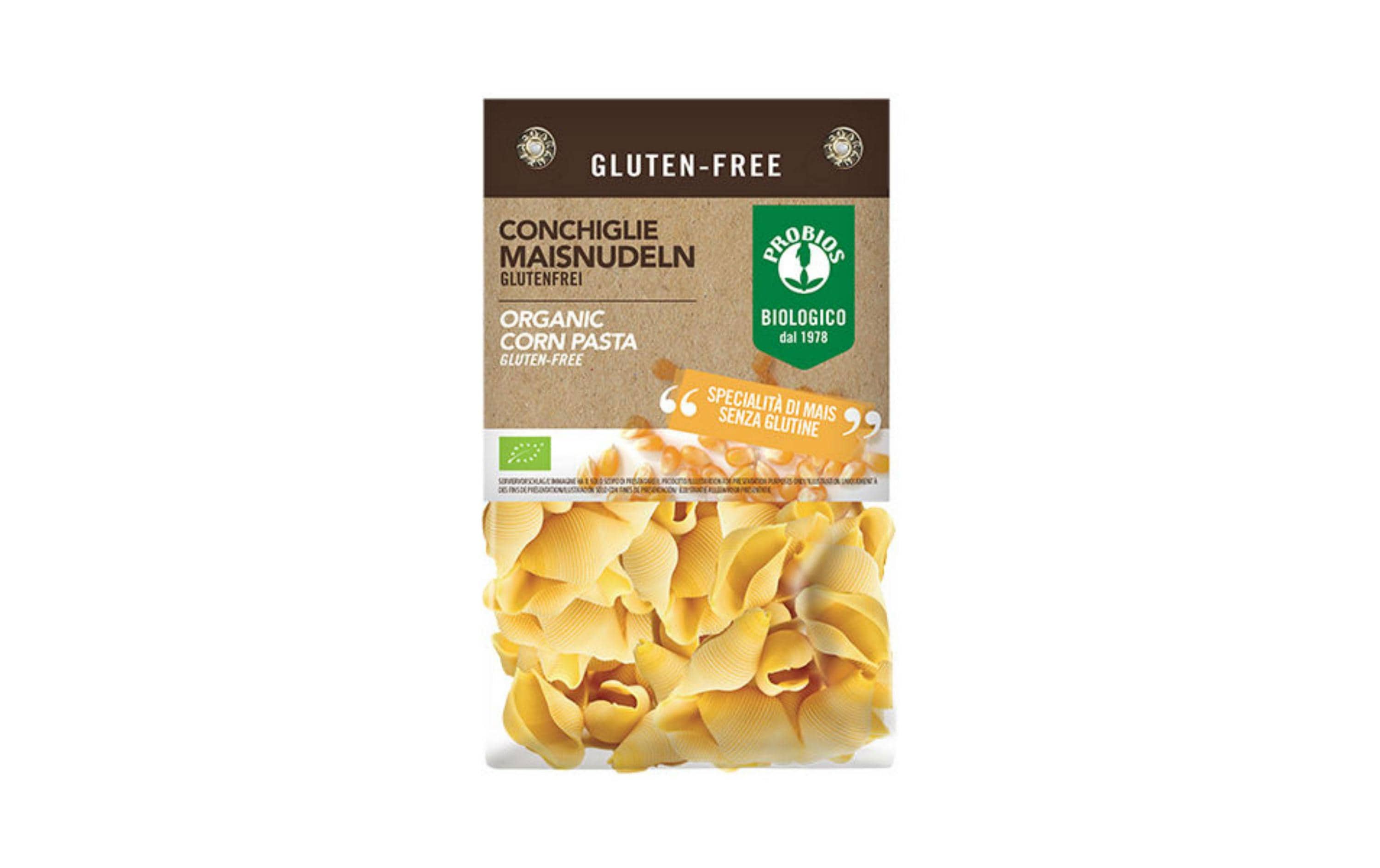 Teigwaren Bio Conchiglie Maisnudeln 400 gMaisnudeln