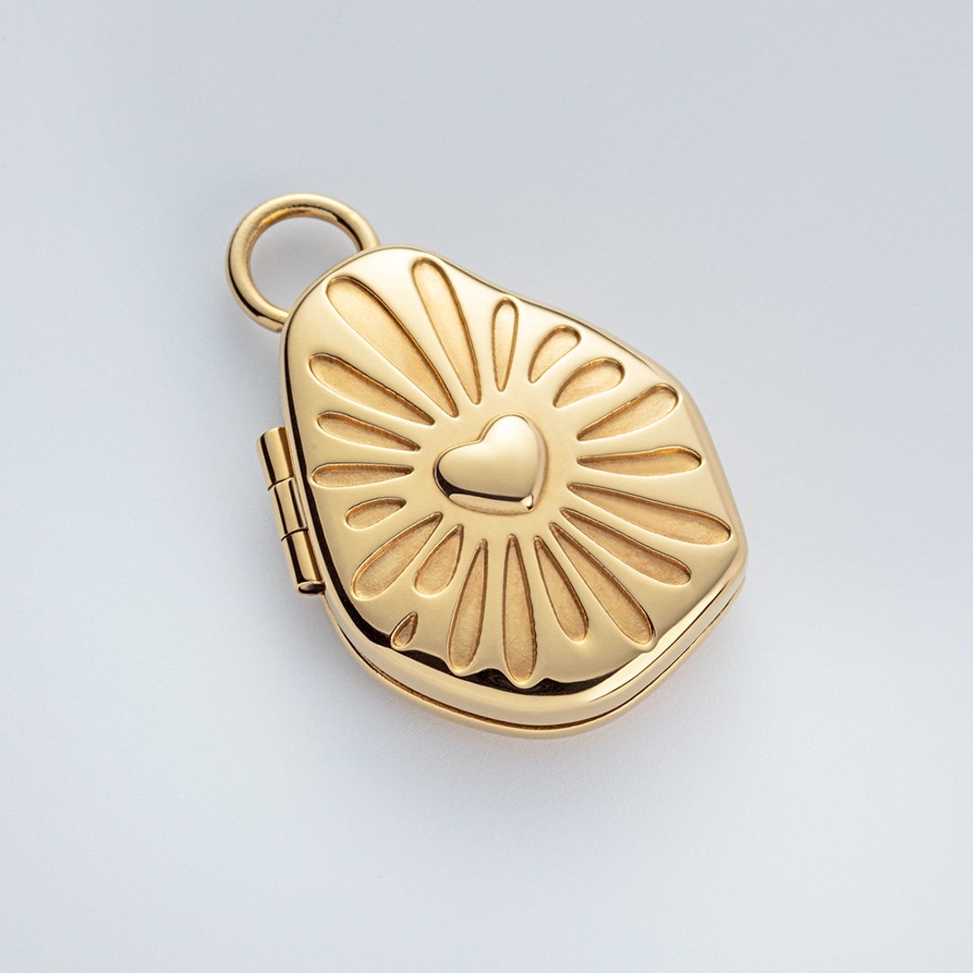 Paul Hewitt Charm Ocean Amulet Marinium Ocean Steel Goldig