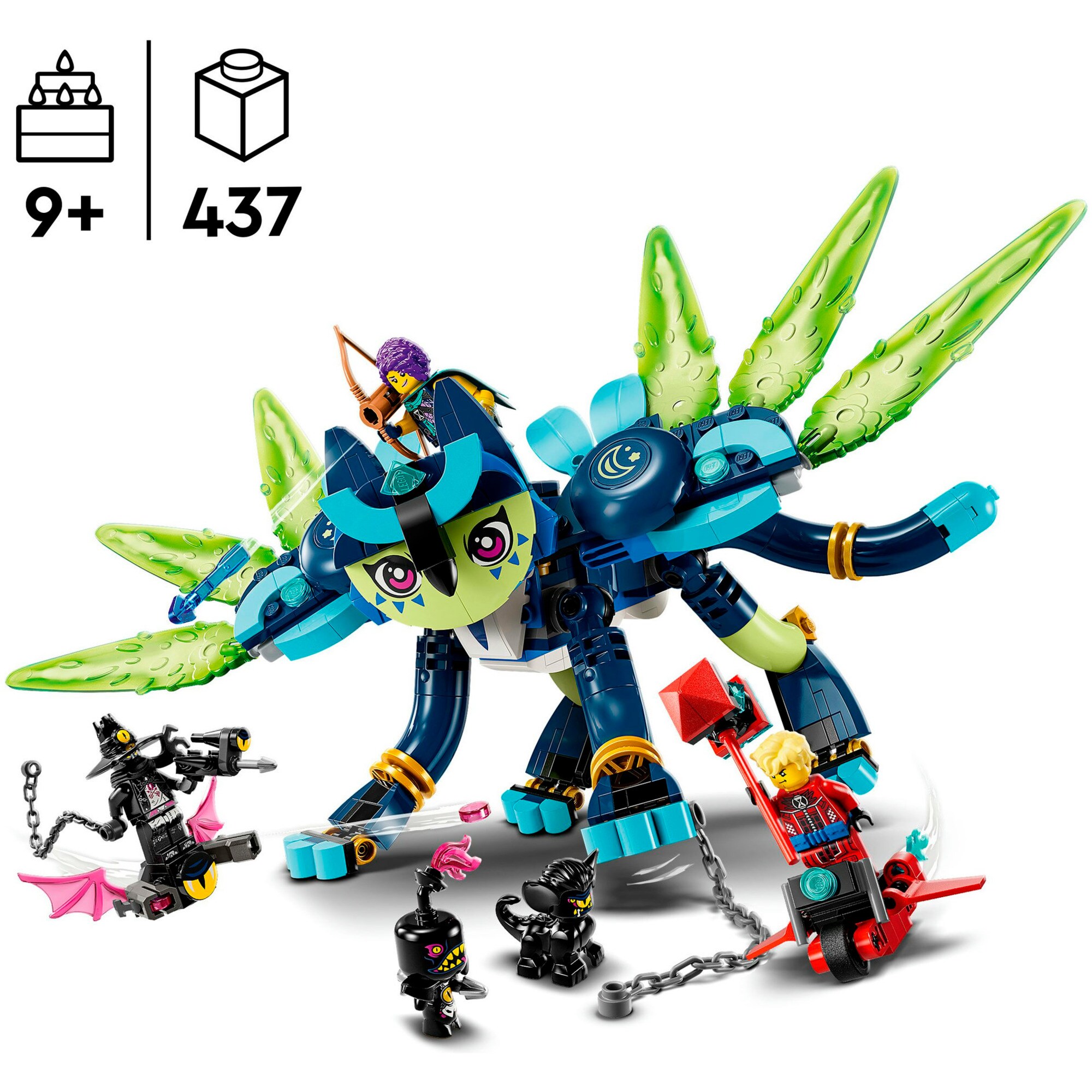 LEGO Konstruktionsspielzeug DREAMZzz Zoey und die Katzeneule Zian