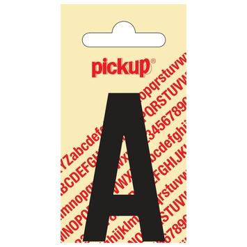 Pickup plakletter a 60 mm zwart