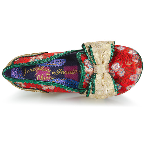 Irregular Choice - All The Time - Rouge / Doré